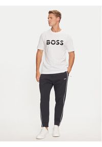 BOSS - Boss T-Shirt 50525208 Biały Regular Fit. Kolor: biały. Materiał: bawełna #4