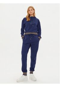 Luisa Spagnoli Bluza Lievi 541457 Granatowy Regular Fit. Kolor: niebieski. Materiał: bawełna