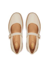 Clarks Półbuty Torhill Jane 26186305 Écru. Kolor: kremowy. Materiał: skóra #7