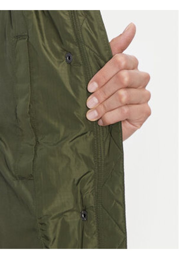 Tommy Jeans Kurtka puchowa Alaska DW0DW18860 Zielony Regular Fit. Kolor: zielony. Materiał: syntetyk