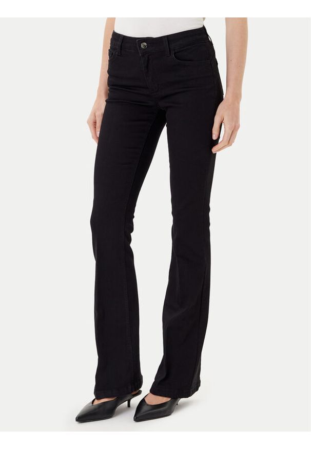 Liu Jo Jeansy UF5058 DS015 Czarny Regular Fit. Kolor: czarny. Materiał: bawełna