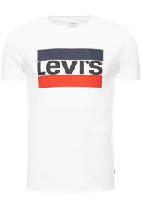 Levi's® T-Shirt Sportswear Logo Graphic 39636-0000 Biały Regular Fit. Kolor: biały. Materiał: bawełna