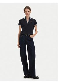 Beverly Hills Polo Club Polo P-SS26W-P0300 Granatowy Regular Fit. Typ kołnierza: polo. Kolor: niebieski. Materiał: bawełna #5