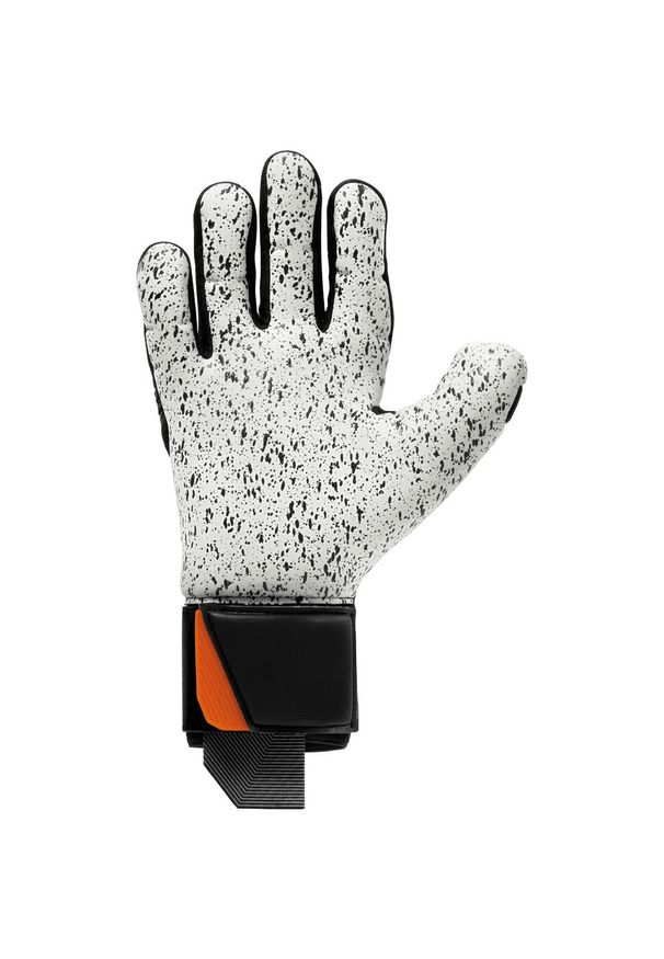 UHLSPORT - Rękawice bramkarskie Uhlsport Speed Contact Supergrip+ Reflex. Kolor: pomarańczowy, czarny, żółty, wielokolorowy