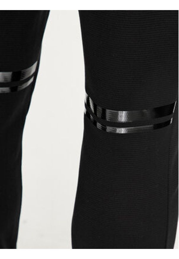 BOSS - Boss Spodnie dresowe Hadiko Mirror 50501206 Czarny Relaxed Fit. Kolor: czarny. Materiał: dresówka, bawełna