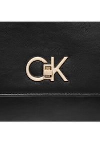 Calvin Klein Torebka Re-Lock Ew Conv Crossbody K60K611084 Czarny. Kolor: czarny. Materiał: skórzane #6