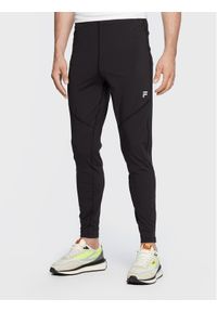 Fila Legginsy Rishiri FAM0127 Czarny Slim Fit. Kolor: czarny. Materiał: syntetyk