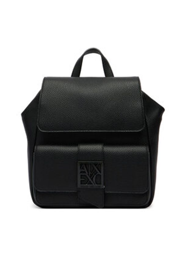 Armani Exchange Plecak XW002591 AF11902 UC001 Czarny. Kolor: czarny. Materiał: skóra