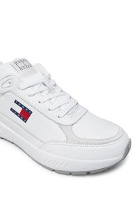 Tommy Jeans Sneakersy Tjm Runner Full Leather Ess EM0EM01445 Biały. Kolor: biały. Materiał: materiał #5