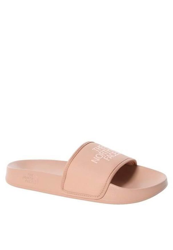 Klapki damskie The North Face W Base Camp Slide Iii. Okazja: na plażę. Zapięcie: bez zapięcia. Kolor: różowy. Materiał: syntetyk, materiał. Styl: sportowy