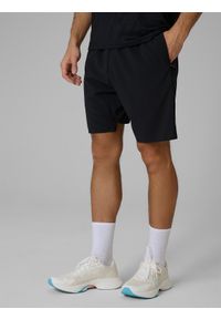 4f - 4F Spodenki do biegania szybkoschnące męskie - czarne M. Kolor: czarny. Długość: długie. Sport: bieganie #2