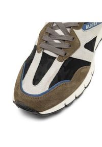 Badura Sneakersy JEFFREY-04 MI08 Khaki. Kolor: brązowy. Materiał: zamsz, skóra #4