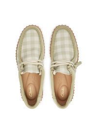 Clarks Półbuty Torhill Bee 26186299 Zielony. Kolor: zielony. Materiał: materiał #3