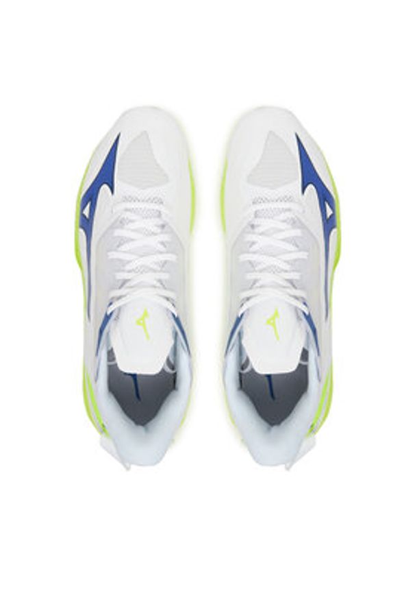 Mizuno Buty halowe Wave Mirage 5 X1GA2350 39 Biały. Kolor: biały. Materiał: skóra. Model: Mizuno Wave