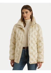 Lauren Ralph Lauren - LAUREN RALPH LAUREN Kurtka przejściowa 297980104003 Beżowy Regular Fit. Kolor: beżowy. Materiał: syntetyk