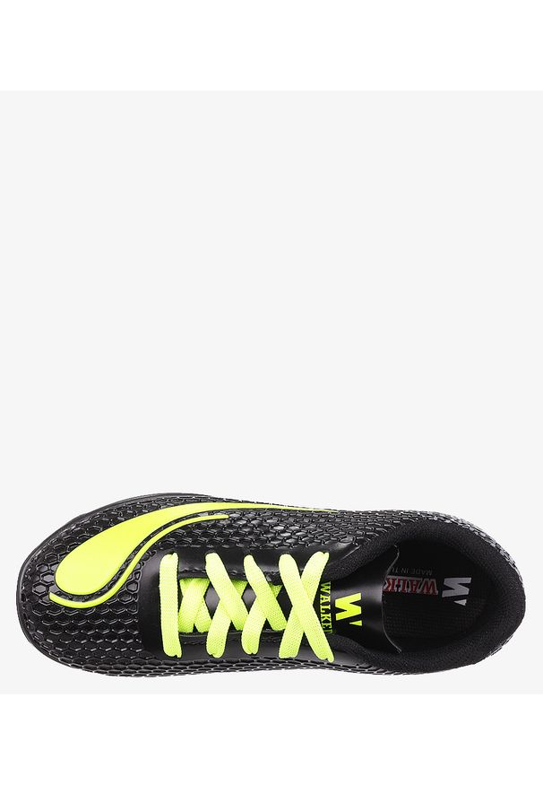 Casu - Czarne buty sportowe orliki sznurowane casu d415-33. Kolor: żółty, czarny, wielokolorowy