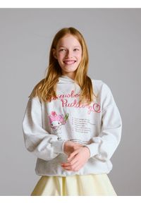 Reserved - Bluza My Melody - jasnoszary. Kolor: szary. Materiał: dzianina, bawełna #1