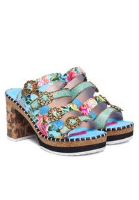 Laura Vita Klapki Naomio 10 Niebieski. Kolor: niebieski. Materiał: skóra #2