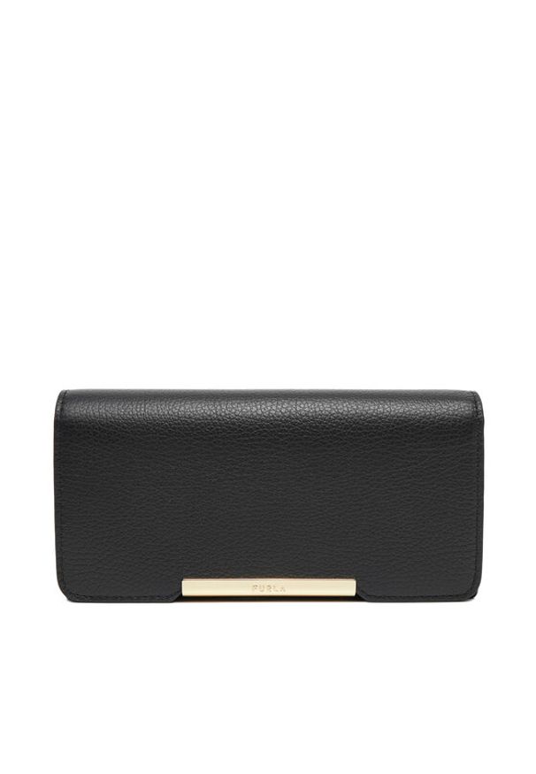 Furla Duży Portfel Damski Giada WP00523 HSF000 Czarny. Kolor: czarny. Materiał: skóra