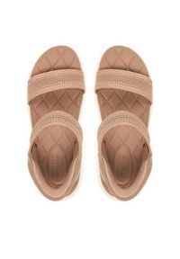 skechers - Skechers Sandały Slip-Ins: Arch Fit 2.0 Sandal - Kennedy 140844/TAN Beżowy. Kolor: beżowy. Materiał: materiał #2