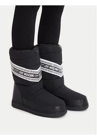 Love Moschino - LOVE MOSCHINO Śniegowce JA24162G1NISB000 Czarny. Kolor: czarny. Materiał: materiał #7