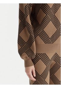 only - ONLY Golf Anny 15327635 Beżowy Regular Fit. Typ kołnierza: golf. Kolor: beżowy. Materiał: syntetyk #4