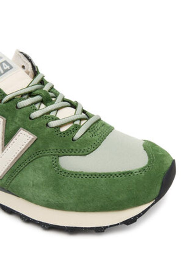 New Balance Sneakersy U574GRE W Zielony. Kolor: zielony. Materiał: zamsz, skóra. Model: New Balance 574