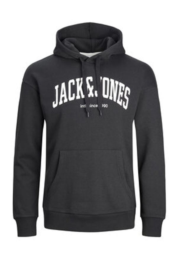 Jack & Jones Bluza Josh 12236513 Czarny Standard Fit. Kolor: czarny. Materiał: syntetyk, bawełna