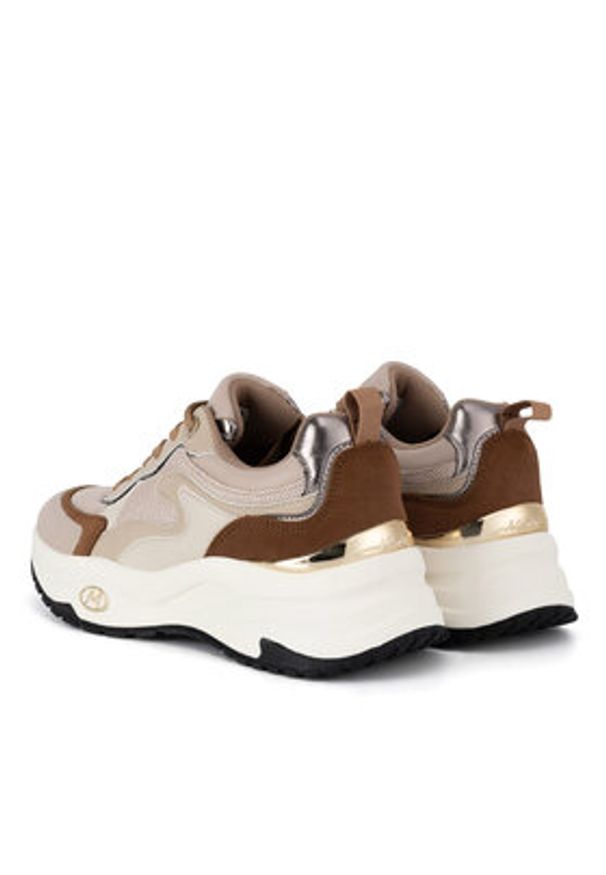 MEXX Sneakersy MI001009843W Beżowy. Kolor: beżowy. Materiał: skóra