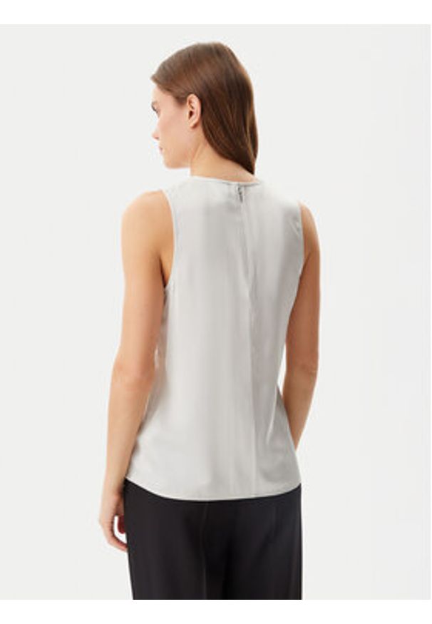 Calvin Klein Top K20K208190 Szary Regular Fit. Kolor: szary. Materiał: wiskoza, syntetyk