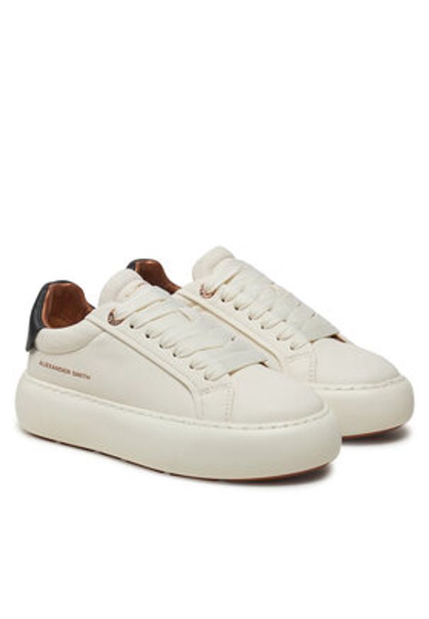 Alexander Smith Sneakersy Soho Women 3561 Biały. Kolor: biały. Materiał: skóra
