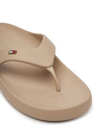 TOMMY HILFIGER - Tommy Hilfiger Japonki Th Comfort Beach Sandal FW0FW08522 Beżowy. Kolor: beżowy #3