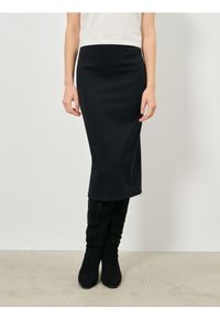 Sinsay - Ołówkowa spódnica midi - czarny. Kolor: czarny #1