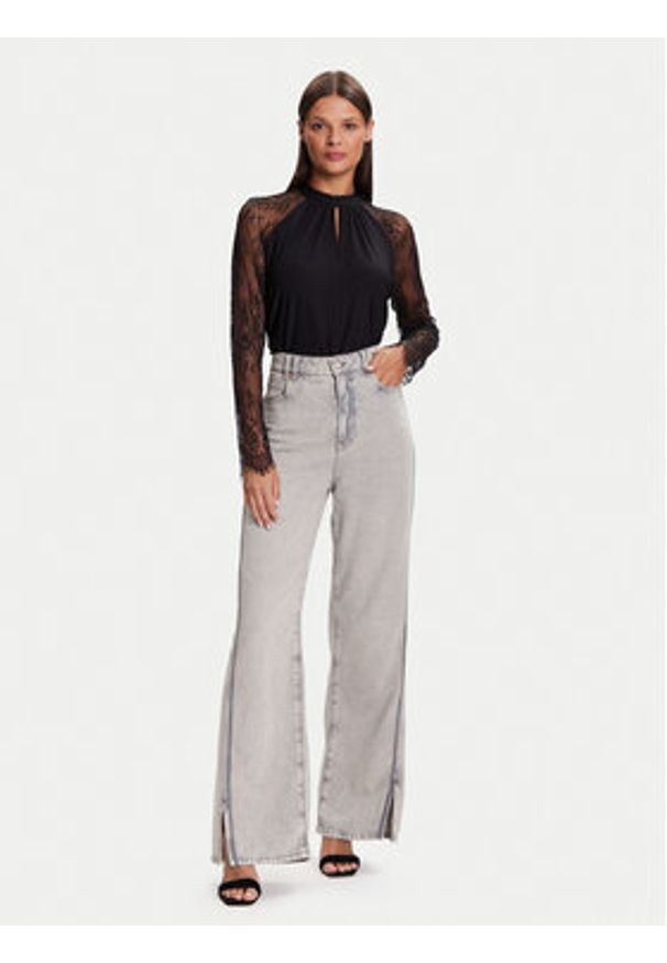 Vero Moda Bluzka Milla 10334620 Czarny Loose Fit. Kolor: czarny. Materiał: syntetyk