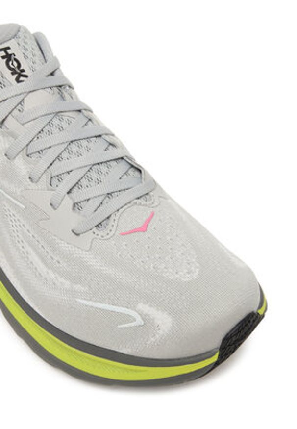 HOKA - Hoka Buty do biegania Clifton 10 1162030 Szary. Kolor: szary. Materiał: materiał