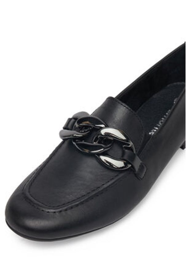 Remonte Loafersy D0K00-00 Czarny. Kolor: czarny. Materiał: skóra