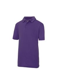 JUST COOL - Koszulka Polo Dla Dzieci. Typ kołnierza: polo. Kolor: fioletowy