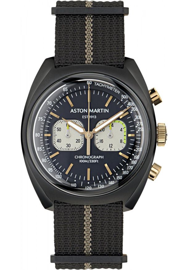 Zegarek męski Aston Martin MTTS2F504 czarny. Kolor: czarny