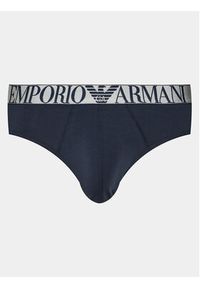 Emporio Armani Underwear Komplet 3 par slipów 111734 4R726 40035 Granatowy. Kolor: niebieski. Materiał: bawełna #3