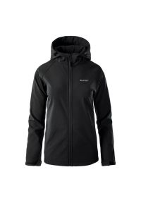 Hi-tec - Kurtka damska Softshell Hi-Tec Lady Neti - czarna, Rozmiar XXL. Kolor: czarny. Materiał: softshell