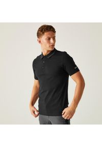 Regatta - Forley męska koszulka polo. Typ kołnierza: polo. Kolor: fioletowy, czarny. Sport: turystyka piesza #1