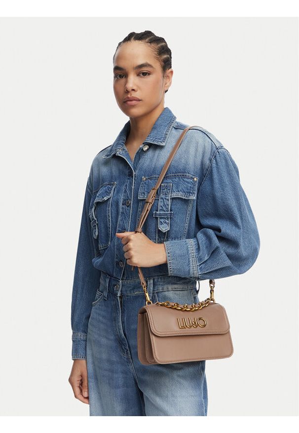 Liu Jo Torebka AA6121 E0958 Beżowy. Kolor: beżowy. Materiał: skórzane
