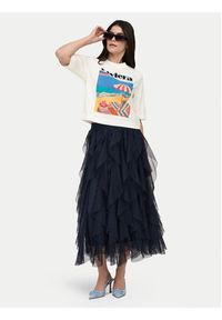 only - ONLY T-Shirt Vega 15375753 Biały Regular Fit. Kolor: biały. Materiał: bawełna #7