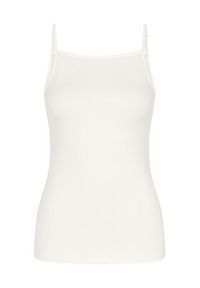 Triumph Top Beauty Layers 10227206 Kremowy Slim Fit. Kolor: kremowy. Materiał: wiskoza #5