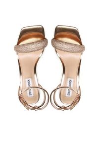 Steve Madden Sandały Entice-R SM11002267-686 Różowy. Kolor: różowy. Materiał: materiał