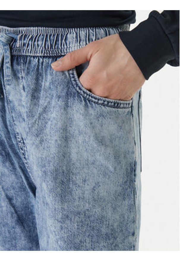 Roxy Jeansy Saltwater ERJDP03338 Błękitny Loose Fit. Kolor: niebieski