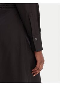 BOSS Sukienka koszulowa Drepill 50553673 Czarny Regular Fit. Kolor: czarny. Materiał: bawełna. Typ sukienki: koszulowe #5