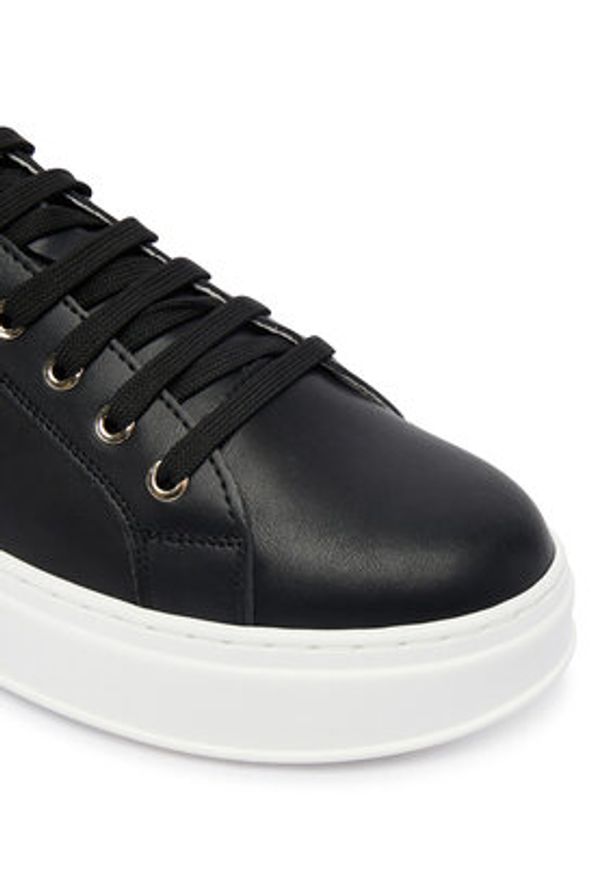 Patrizia Pepe Sneakersy PPJ903.31 Czarny. Kolor: czarny. Materiał: skóra