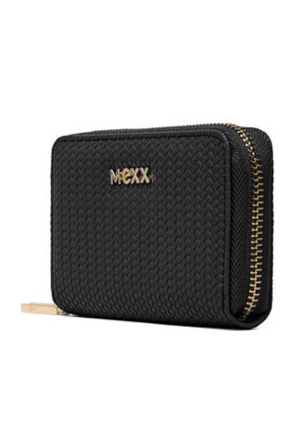 MEXX Portfel CEO-MEXX-W1-002-SS26 Czarny. Kolor: czarny. Materiał: skóra