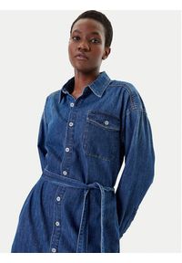 G-Star RAW - G-Star Raw Sukienka jeansowa D26814-D252 Granatowy Regular Fit. Kolor: niebieski. Materiał: bawełna #5